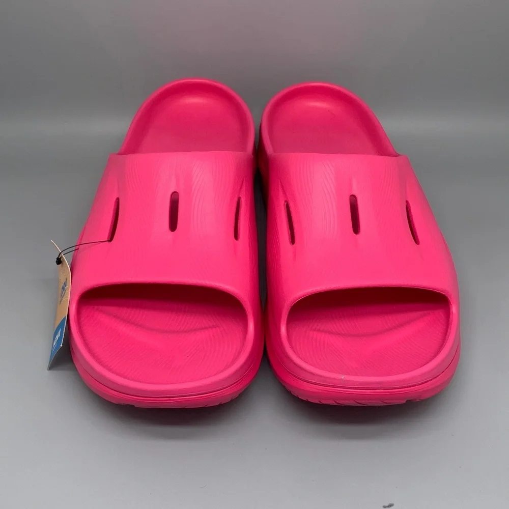 Hoka One Ora Pink Running Recovery Slide 3 Sandals Men’s Sz 13 Women's Sz 15 NWT
